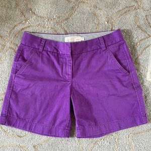 Purple J.Crew Shorts